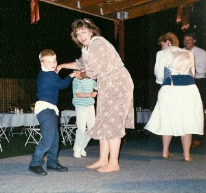 Cuttin' a rug with Scott                                          